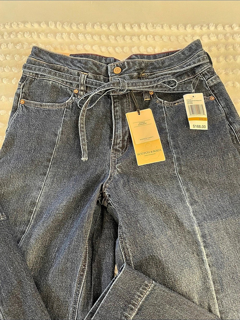 Scotch & Soda Free Spirit Straight Leg Jeans in Blue Waist 29 NWT - Picture 2 of 10